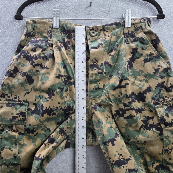 Propper Men Pants SMALL SHORT Green Cotton Nylon Cargo Camouflage Ripstop - Picture 7 of 11